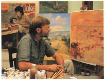 The artist, Bill MacCormick